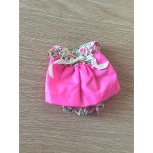 VTG Barbies Lil Sister Tutti 1965 Mattel Floral outfit Hot Pink JAPAN Original